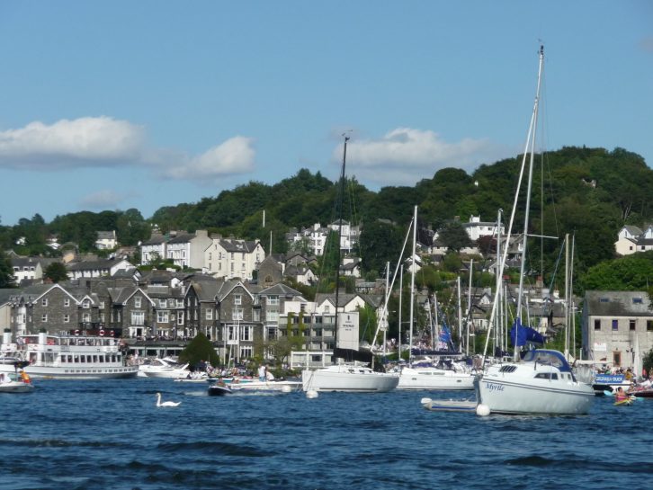 Bowness-on-Windermere is the only town on England's largest inland body of water, boats frequently leaving Bowness Bay for a tour of the lake, something you'll want to do on your caravan holiday in the Lake District