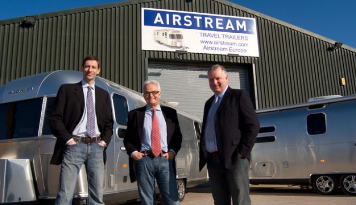 Airstream & Company partners, Anthony Slocock (Technical), Michael Hold (Sales) and David Rowell (Financial) at the Tebay headquarters
