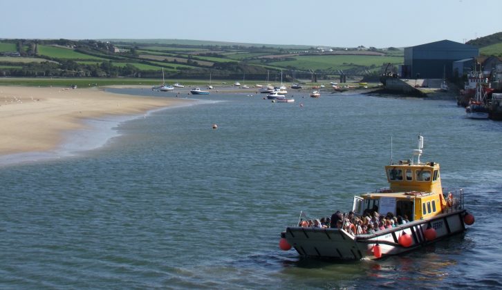 Pitch at a campsite near Padstow and enjoy time on the water by taking a boat trip to see the Cornish coastline from a fresh perspective