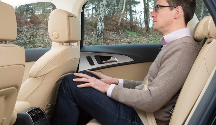 Rear-seat passengers in the Audi A6 Allroad  will be comfortable enough, say Practical Caravan's tow car reviewers, but there could have been more knee room