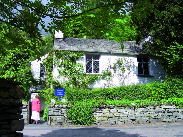 The Lake District has a rich literary heritage which includes the poet William Wordsworth who lived at Dove Cottage, near Grasmere, which is open to visitors