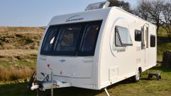 Despite being only 2.21m wide, the Lunar Quasar 525 impressed Practical Caravan's reviewers with its spaciousness and layout