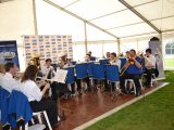 Cream teas were accompanied by lively music from the brass band