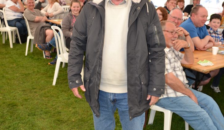 One winner walked away wearing his prize - a Craghoppers Mayman Parka