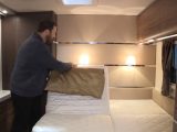 The split mattress in the fixed-bed Adria Astella Glam Edition Rio Grande won the approval of Practical Caravan's expert test team