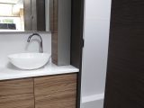 Practical Caravan's expert reviewers approved of the basin, tap and storage in the luxurious Adria Astella Glam Edition Rio Grande