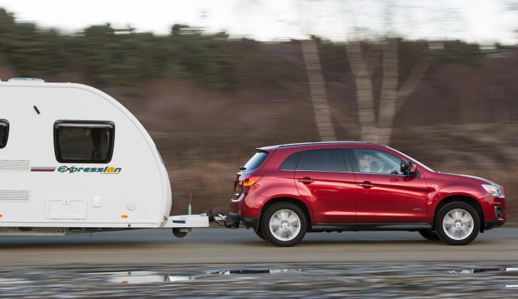 Thanks to the larger 2.2-litre engine, the Mitsubishi ASX has plenty of poke, say the experts in Practical Caravan's review team