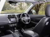 Even with the seat on its lowest setting, the driver sits high in the Mitsubishi ASX, Practical Caravan's reviewers say, but cabin space is respectable