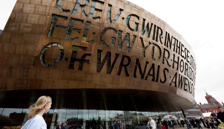 Visit the Wales Millennium Centre in Cardiff Bay, one of the iconic must-see sights on your caravan holidays in Wales since it opened in 2004