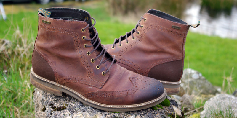 barbour belsay wingtip brogue boots