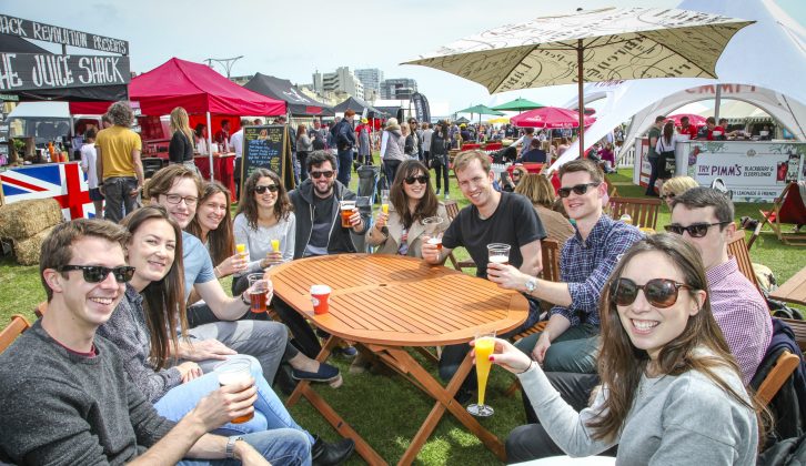 There is plenty of choice when it comes to food and drink at Foodies Festivals, perfect to sit down and enjoy with your friends