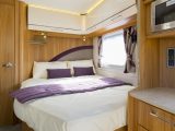 Practical Caravan's reviewers approved of the fixed bed in the Lunar Clubman Saros Edition SE