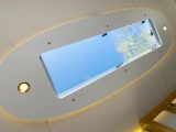 The skylight over the lounge in the Lunar Clubman Saros Edition SE impressed Practical Caravan's test team