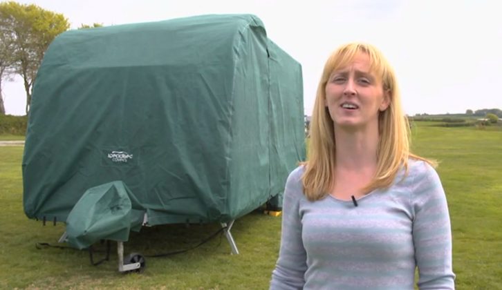 You could win a cover for your caravan if you tune in to our TV show and enter the competition – good luck!