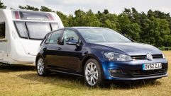 Practical Caravan's experts like the VW Golf's kerbweight and towing limit, which are impressive for a car its size
