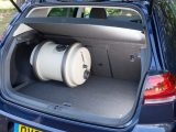 Practical Caravan's experts say space in the boot of the VW Golf falls short of that in the Skoda Octavia
