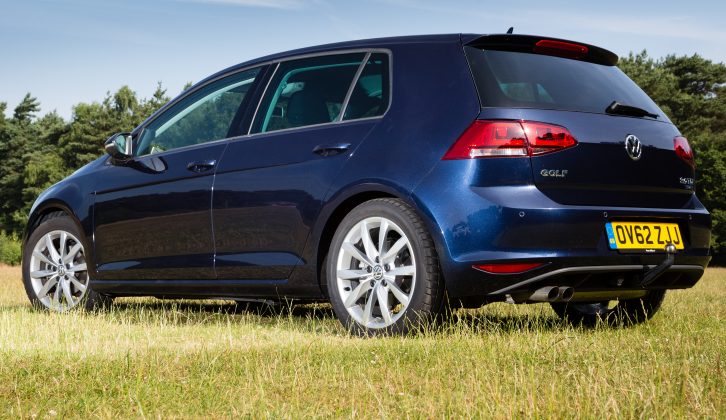 The VW Golf is refined, responsive and agile as a solo drive, say Practical Caravan's testers