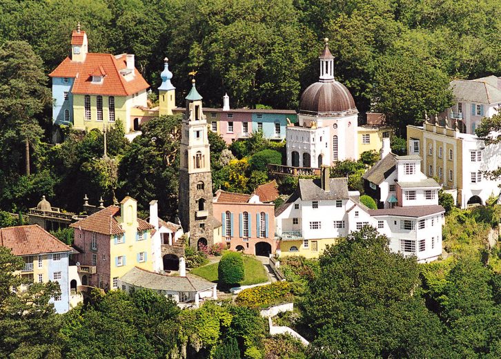 Fall for the charms of the picturesque Portmeirion village when on your caravan holidays in North Wales