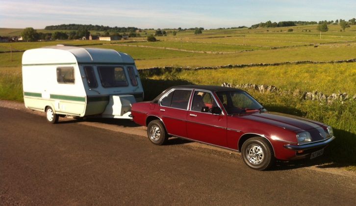 Retro touring in style as Practical Caravan's tow car expert David Motton takes a 1980 Cavalier and a 1982 Elddis to the Peak District