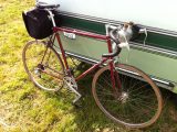 L'Eroica Britannia is called "the most handsome bike race in the world" and our Motty's 1959 Dawes bicycle fitted in perfectly