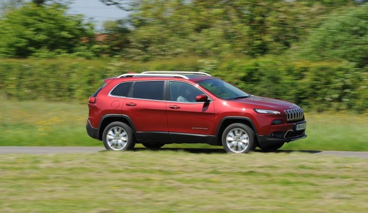 Hill Start Assist and trailer sway damping are fitted to all 2014's new Jeep Cherokees, which is great news for caravanners