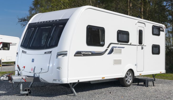 Coachman's designers made the new Vision range, including the 580/5, look contemporary inside and out, say Practical Caravan's reviewers