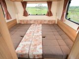Reviewers for Practical Caravan say setting up the Bailey Pursuit 560-5's end double bed each night could become wearing, if the rear lounge is used during the day, every day