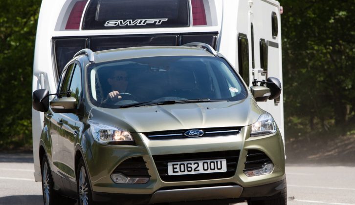 This second-generation Ford Kuga is a touch heavier than its predecessor, so a good match for a range of tourers