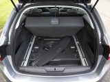 The 308 SW's luggage cover can be stowed under the boot floor when not being used, which is a very useful feature