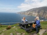 Claudia Dowell and Kate Taylor travelled to Sleave League sea cliffs on Ireland's Wild Atlantic Way