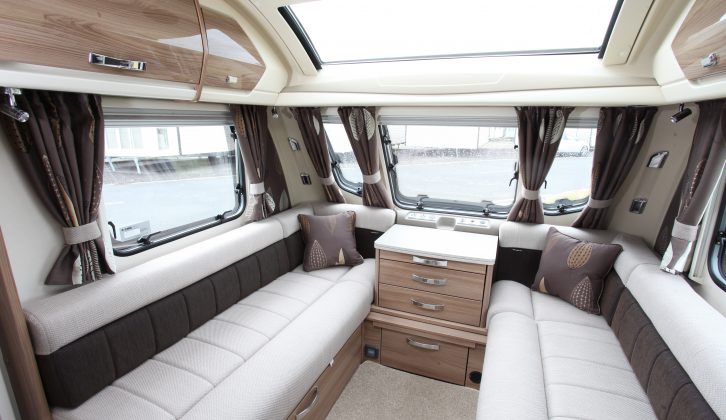 Swift's range-topping Elegance is smart and spacious inside, as Practical Caravan discovered at the 2015 model launch
