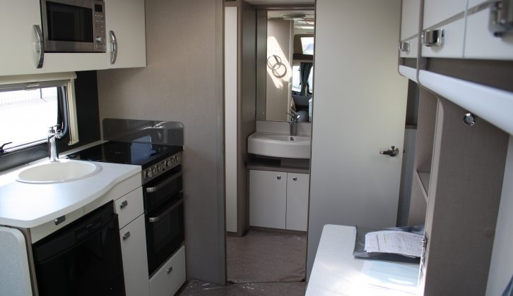 You will find LED over-locker lighting, as well as refreshed worktops and wallpaper inside the 2015 Sterling Eccles Sport 442