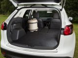 The Mazda CX-5's rear seats fold down easily to create a loading area of 1620 litres
