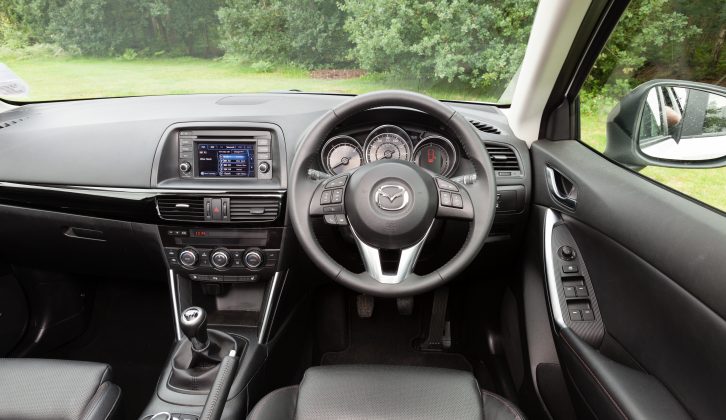 Kit levels are high, but the fit and finish leaves a little to be desired in the Mazda CX-5