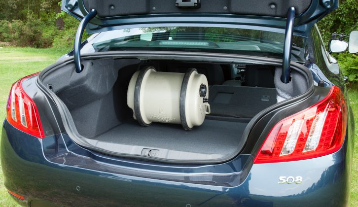 The rear seat is split so the boot can be extended with or without passengers in back, say Practical Caravan's experts