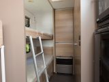 At nearly two metres long, the two fixed rear bunks are great for adults as well as kids when on your caravan holidays