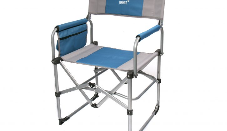 In Practical Caravan's folding camping chair group test, the Gelert Milldale Executive Chair impressed