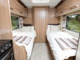 Bailey has listened to its customers and made the fixed singles two inches wider in the 2015 Unicorn Cadiz, report the Practical Caravan test team