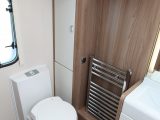 The washroom in the Swift Elegance 565 is a good size