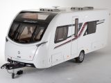 Practical Caravan reviewers praise the tapered front and overall eye-catching design of the Swift Elegance 570