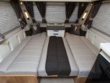 The Swift Elegance 570's lounge can be converted into a large, comfortable double bed, say the experts at Practical Caravan