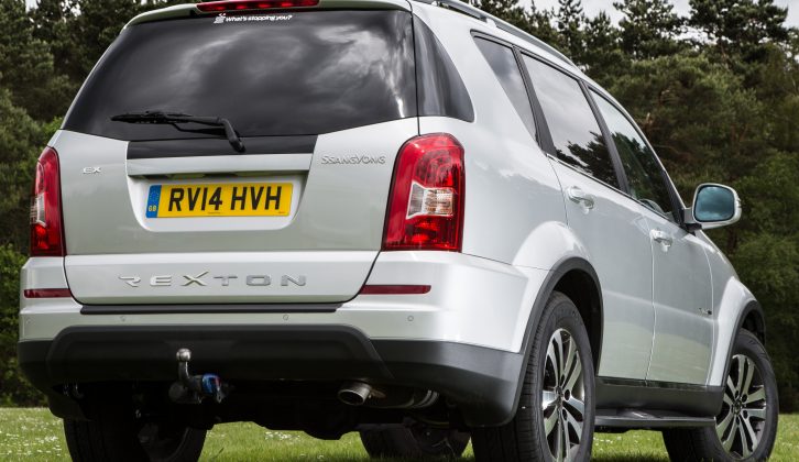 The SsangYong Rexton W feels cumbersome as a solo drive, with loose body control at speed, Practical Caravan's tow car reviewers write