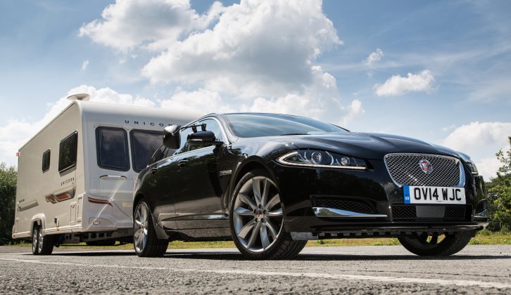 Practical Caravan's reviewers wondered whether the Jaguar XF Sportbrake would be as impressive as the version with the S-spec engine