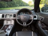 The Jaguar XF Sportbrake provides the high standard of finish and equipment you expect to find, plus a gear lever that rises and air vents that open when you start the car – a bit of theatre that thrilled the reviewers from Practical Caravan