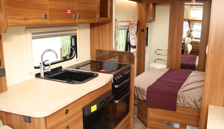 The 2015 Elddis Affinity 554 would provide good space for both mum and boys on their caravan holidays