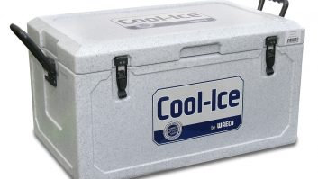 The 42-litre Waeco Cool-Ice passive coolbox was the winner in Practical Caravan's group test