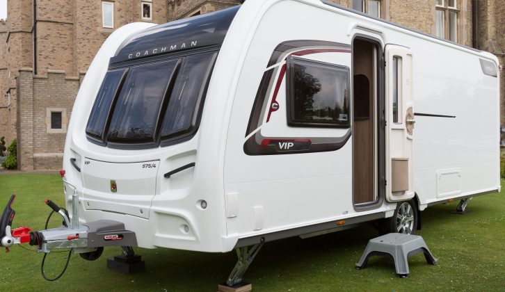 Read our review of the luxurious new 2015 Coachman VIP 575-4 in the October 2014 issue of Practical Caravan magazine