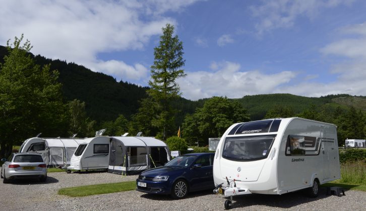 The Swift Lifestyle caravan makes the perfect base camp for Emma and Clare's Three Peaks Challenge in the October 2014 issue of Practical Caravan magazine