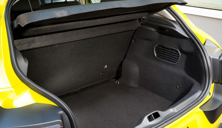You get 358 litres of boot space in the Citroën C4 Cactus, reports our Tow Car Editor in his review