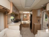 Contemporary finishes, a huge fridge/freezer and Alde central heating all contribute to an upmarket look and feel for the 2015 Lunar Delta TI, according to the Practical Caravan review team